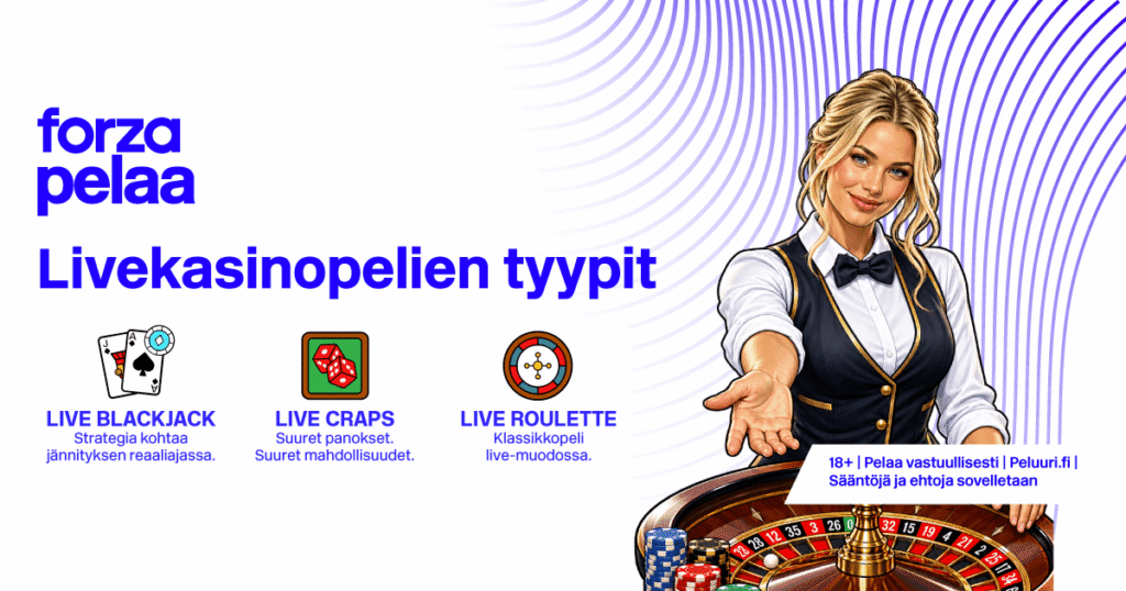 Live-kasinon pelipöytä ja oikea pelinhoitaja reaaliaikaisessa lähetyksessä.